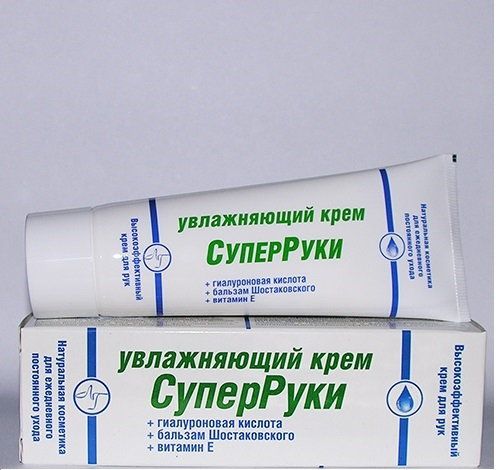 Изображение товара Крем для рук Супер руки увлажняющий с гиалуроновой кислотой 75 г Крем для рук Супер руки увлажняющий с гиалуроновой кислотой 75 г фотография