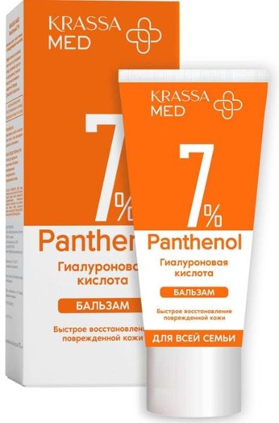 Изображение товара Krassa med пантенол 7% бальзам для всей семьи с гиалуроновой кислотой 75 мл Krassa med пантенол 7% бальзам для всей семьи с гиалуроновой кислотой 75 мл фотография