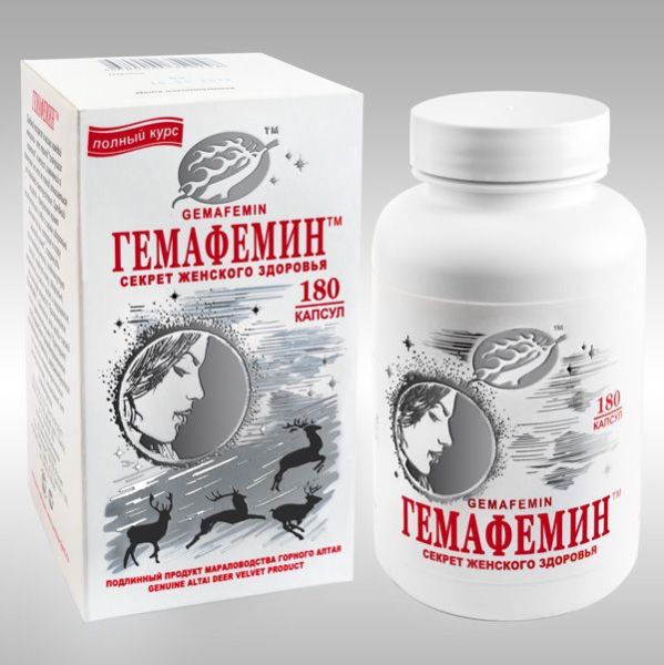 Изображение товара Гемафемин, 180 капсул Гемафемин, 180 капсул фотография