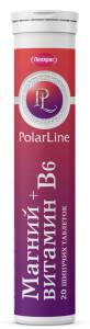 Магний + B6 со вкусом Тутти-Фрутти PolarLine 20 таблеток