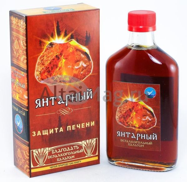 Изображение товара Бальзам Янтарный (Защита печени), 250 мл Бальзам Янтарный (Защита печени), 250 мл фотография