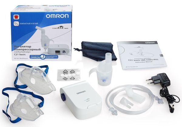 Изображение товара Ингалятор Omron C21 Basic компрессорный Ингалятор Omron C21 Basic компрессорный фотография